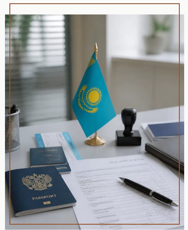 Оформление визы в Казахстан для поездки и работы в Карпинске