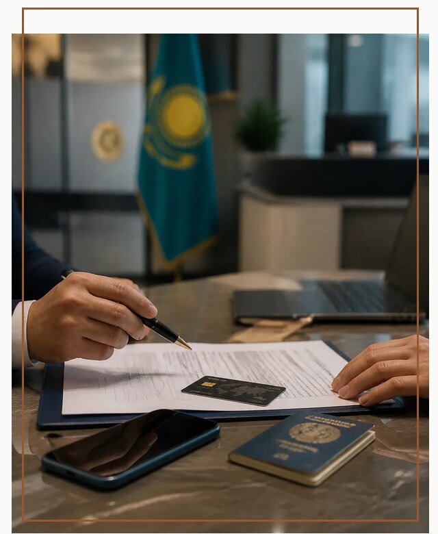 Открытие счета и банковской карты в Казахстане в Карпинске